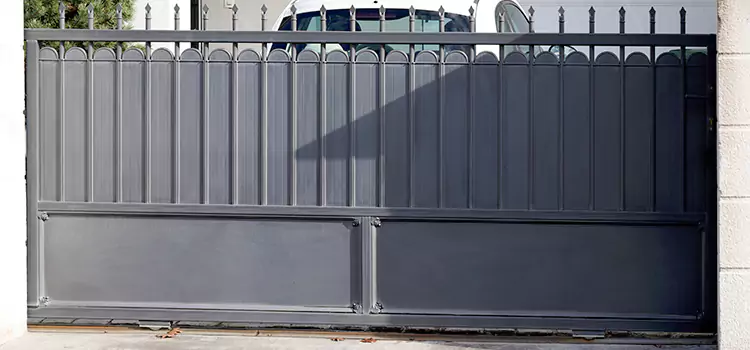 Metal Driveway Gate Installation West Bend